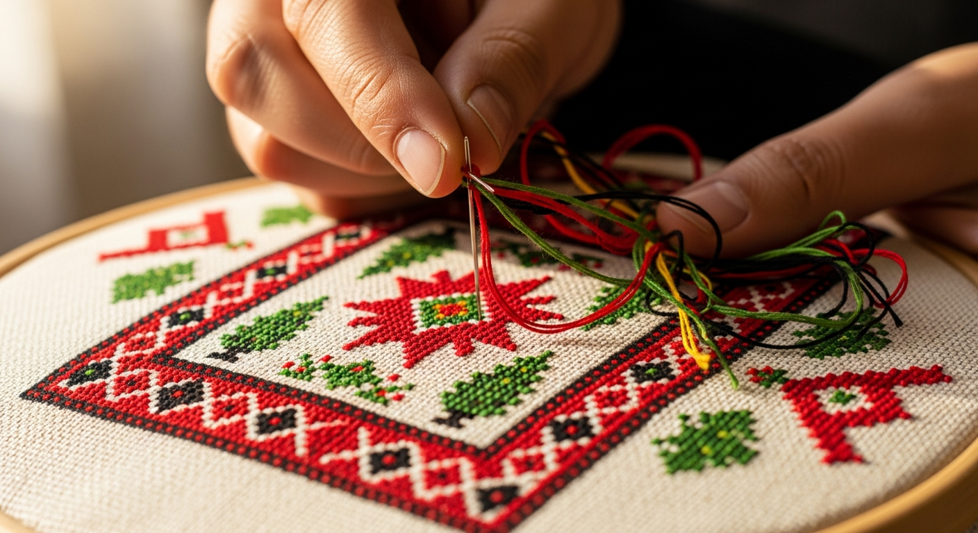 Detail of Traditional Embroidery