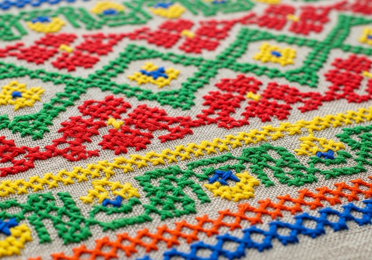 Gaza tatreez pattern