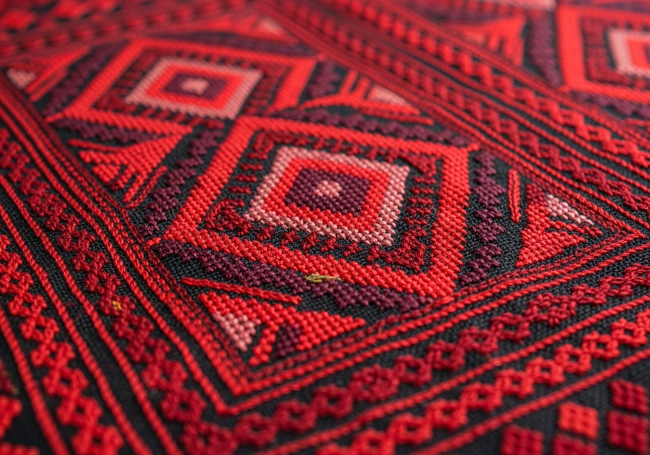 Ramallah tatreez pattern