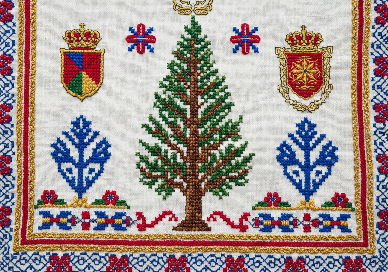 Jerusalem tatreez pattern